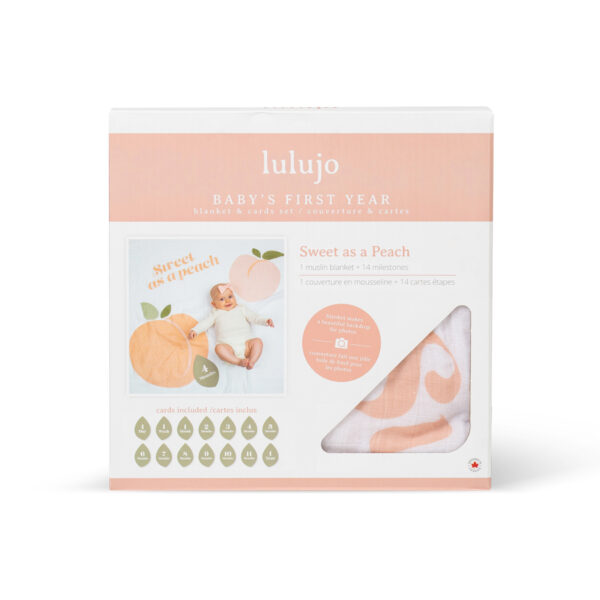 Lulujo Mουσελίνα Φωτογράφισης + Κάρτες- Sweet as Peach