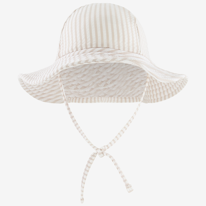 Minene - Καλοκαιρινό Καπέλο Pink&White (3m-5Y)